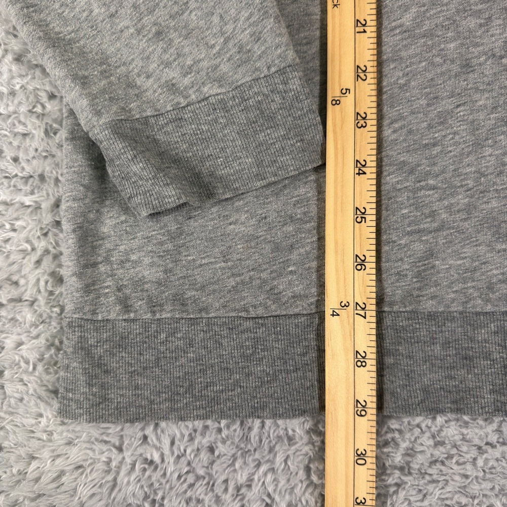 Criquet Mens XXL Quarter Zip Sweatshirt Heather Gray Pullover Mock Neck Logo - Picture 7 of 9